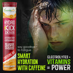 Vitaminnica Hydro Kick Effervescent Tablets - Electrolyte Hydration & Energy Boost, 20 Count
