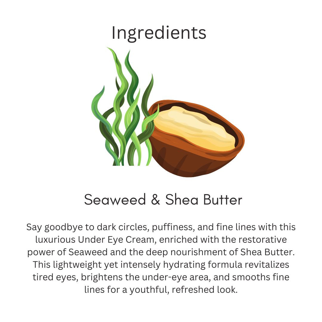 Utkrisht Khadi Pure Under Eye Cream | For Dark Circles, Eye Bags, Fine Lines & Tired Eyes