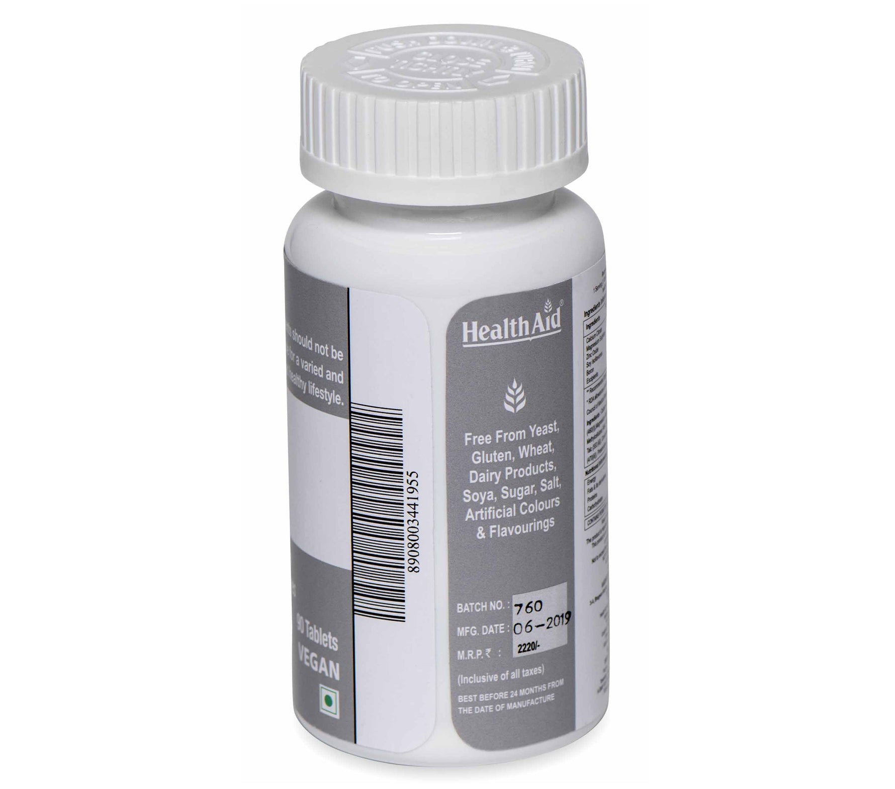 Healthaid Calmagzinc Tablet - 90 Tablet