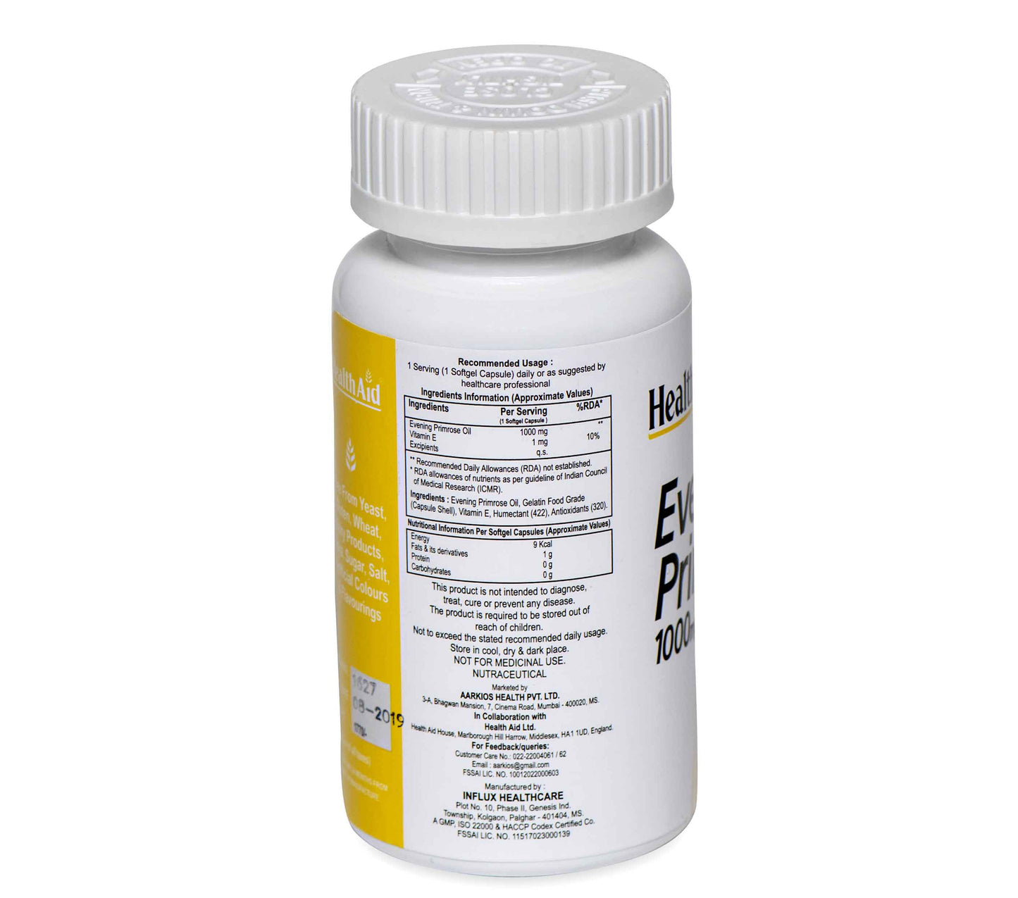 Healthaid Evening Primrose Oil 1000mg Capsule
