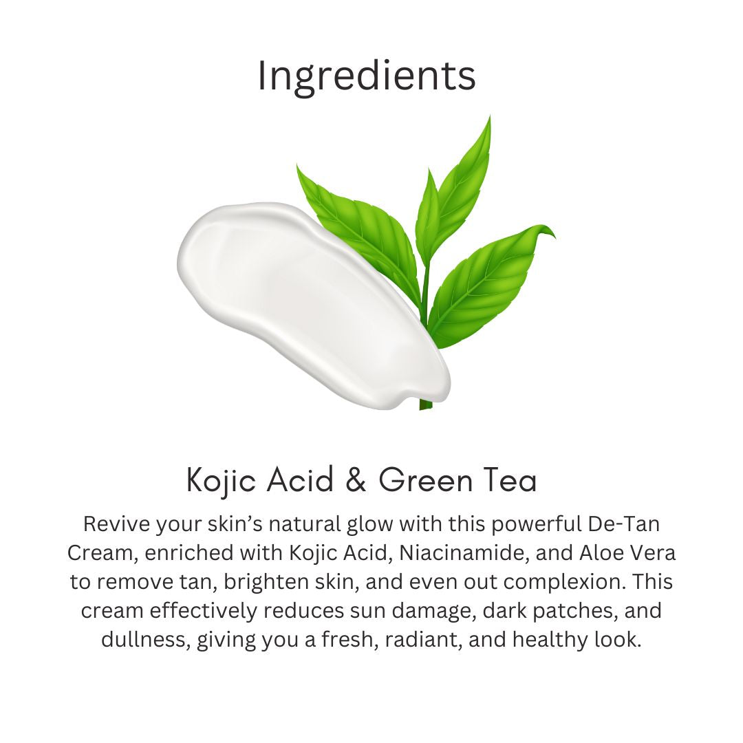 Utkrisht Khadi Pure De-Tan Face Cream | For Reducing Tan, Sun Damage, Pigmentation & Even Skin Tone