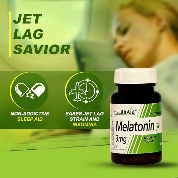 HealthAid Melatonin 3mg Tablet - 60 Tablets