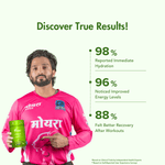 WishNew Wellness Hydrafuel Instant Energy Drink Mix Sachet Orange (10gm Each)