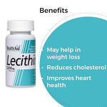 HealthAid Lecithin 1200 mg Soft Gelatin Capsule - 50 Soft Gelatin Capsule