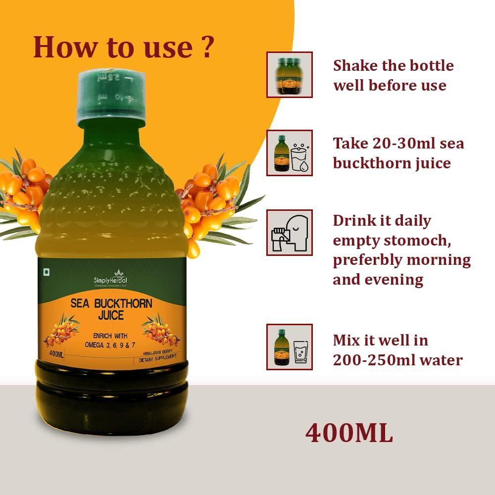 Simply Herbal Sea Buckthorn Juice 400ml