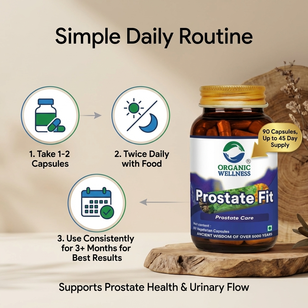 Organic Wellness Prostate-Fit Capsules - 90 Capsules