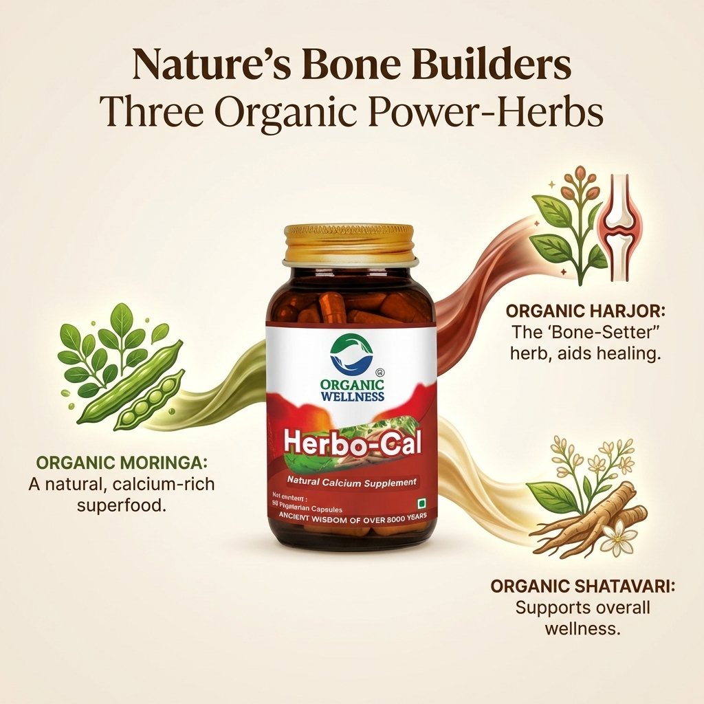 Organic Wellness Herbo-Cal Capsules - 90 Capsules