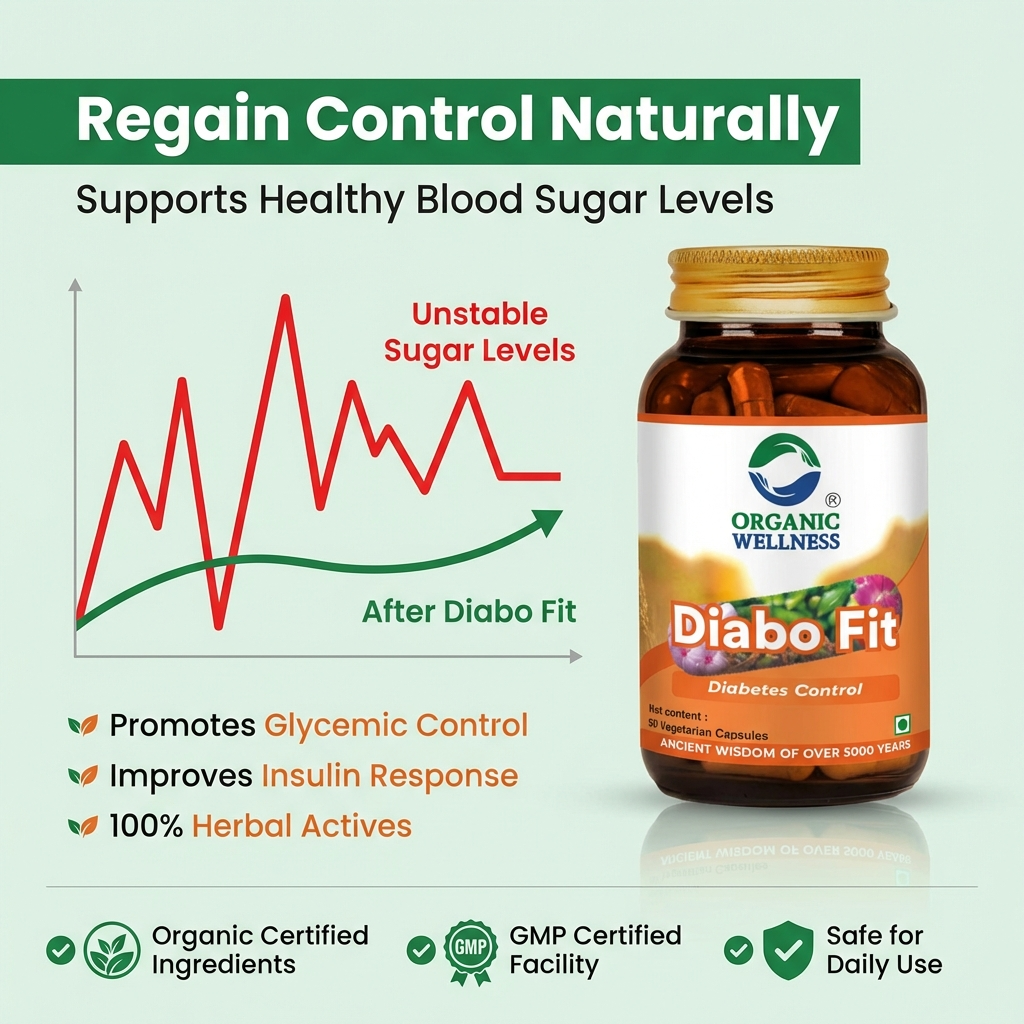 Organic Wellness Diabo-Fit Capsules - 90 Capsules