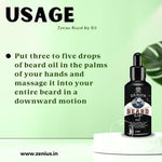 Zenius Beard Up Oil - Beard Oil for Growth and Nourishment of Facial Hair - 30ml Oil