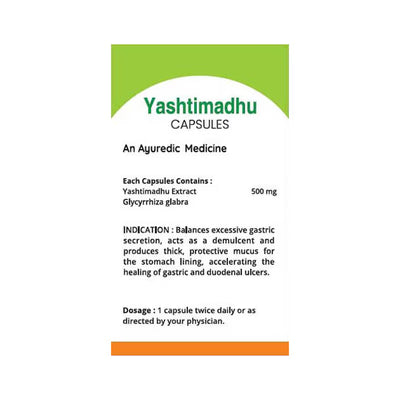 Garveish Yashtimadh Capsules - 30 Capsules