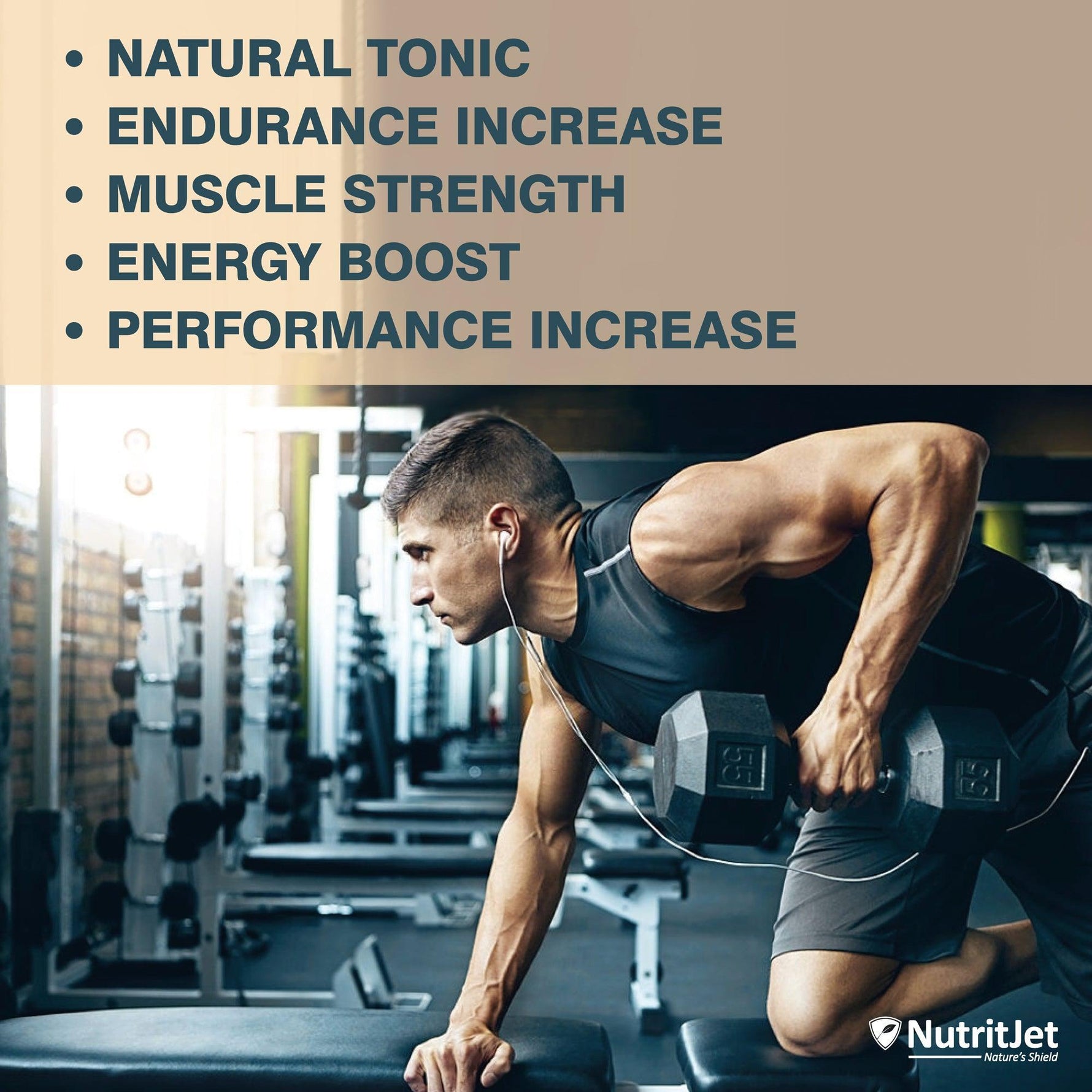 NutritJet Testosterone Booster Tablet - 60 Tablets