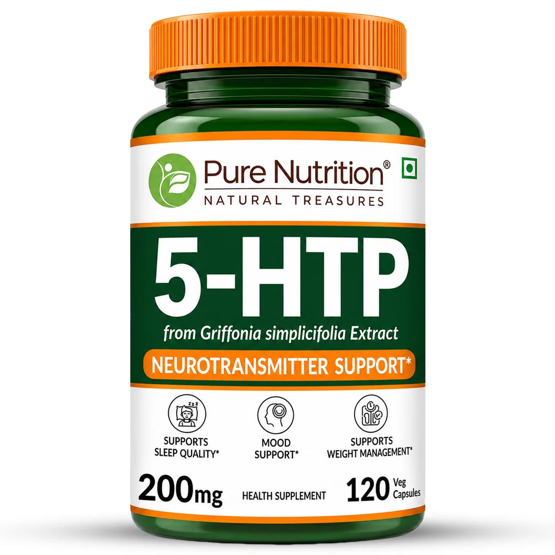 Pure Nutrition 5-HTP 200mg, 120 Capsules | Dietary Supplement for Mood & Sleep Support