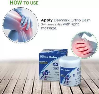 Deemark Ortho Balm & Oil Pain Relief for Joint and Muscle Pain (50gm Balm & 100ml Oil)
