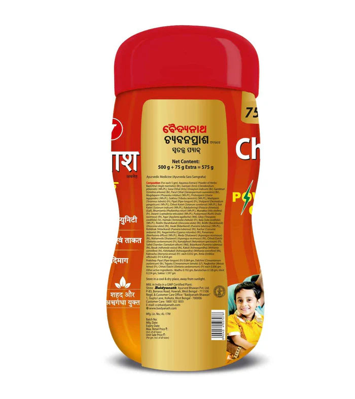 Baidyanath Chyawanprash Special Pack Immunity Booster | For Strength & Stamina - 1 KG+200 GM Extra