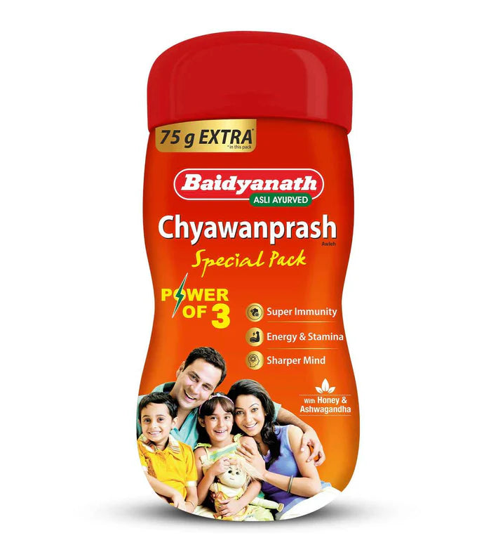 Baidyanath Chyawanprash Special Pack Immunity Booster | For Strength & Stamina - 1 KG+200 GM Extra