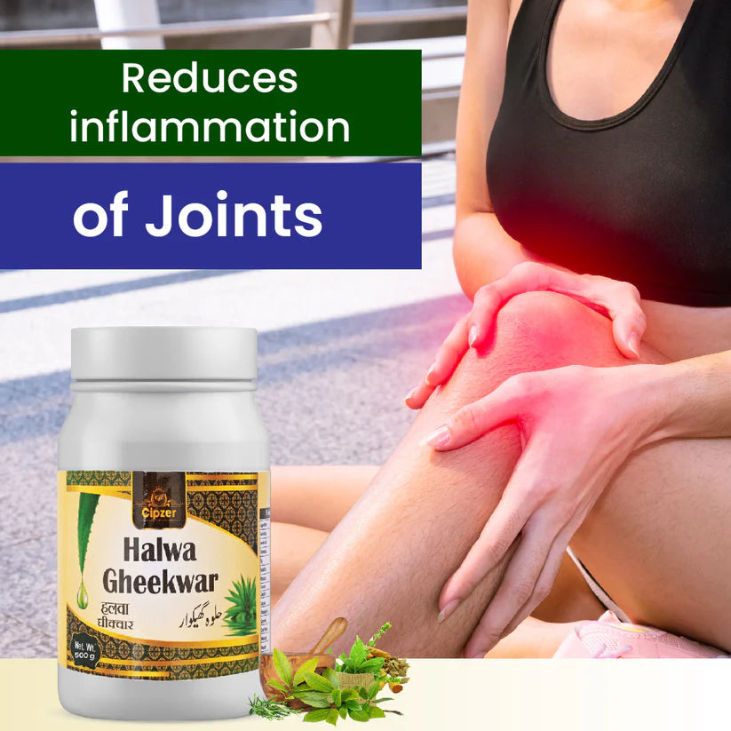 Cipzer Halwa Gheekwar - 500gm | Joint Health, Arthritis Relief, Digestive Support & Immunity