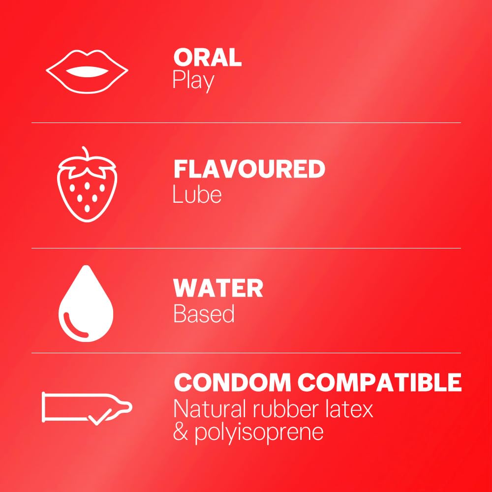Durex Water-Based Lube | Strawberry Gel - 50ml