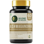 10 One Nutrition Ashwagandha Gold 500mg (60 Capsules) | For Stress Relief, Energy & Strength | Ayush Approved | For Men & Women