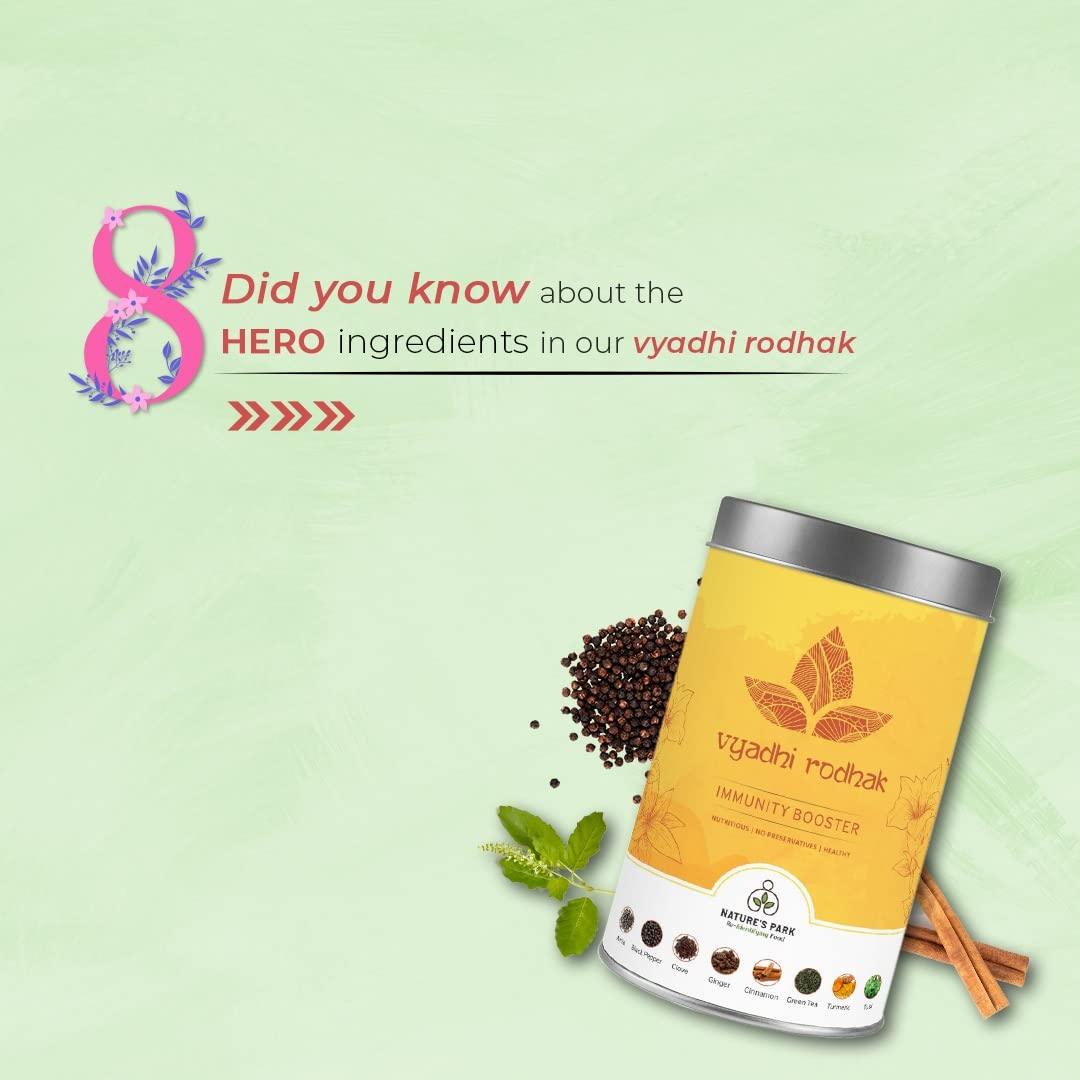 Nature's Park Vyadhi Rodhak - Immunity Booster Health & Wellness Can (180 g)