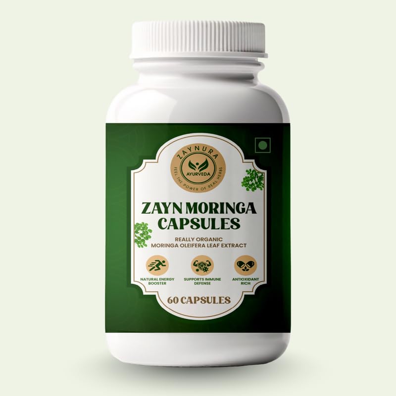 Zaynura Ayurveda Zayn Moringa Capsules - 30 Capsules