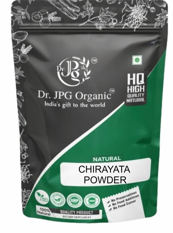 DR. JPG Organic Chirayata / Bitterstick Powder (200g) | Pure Swertia Chirata Powder