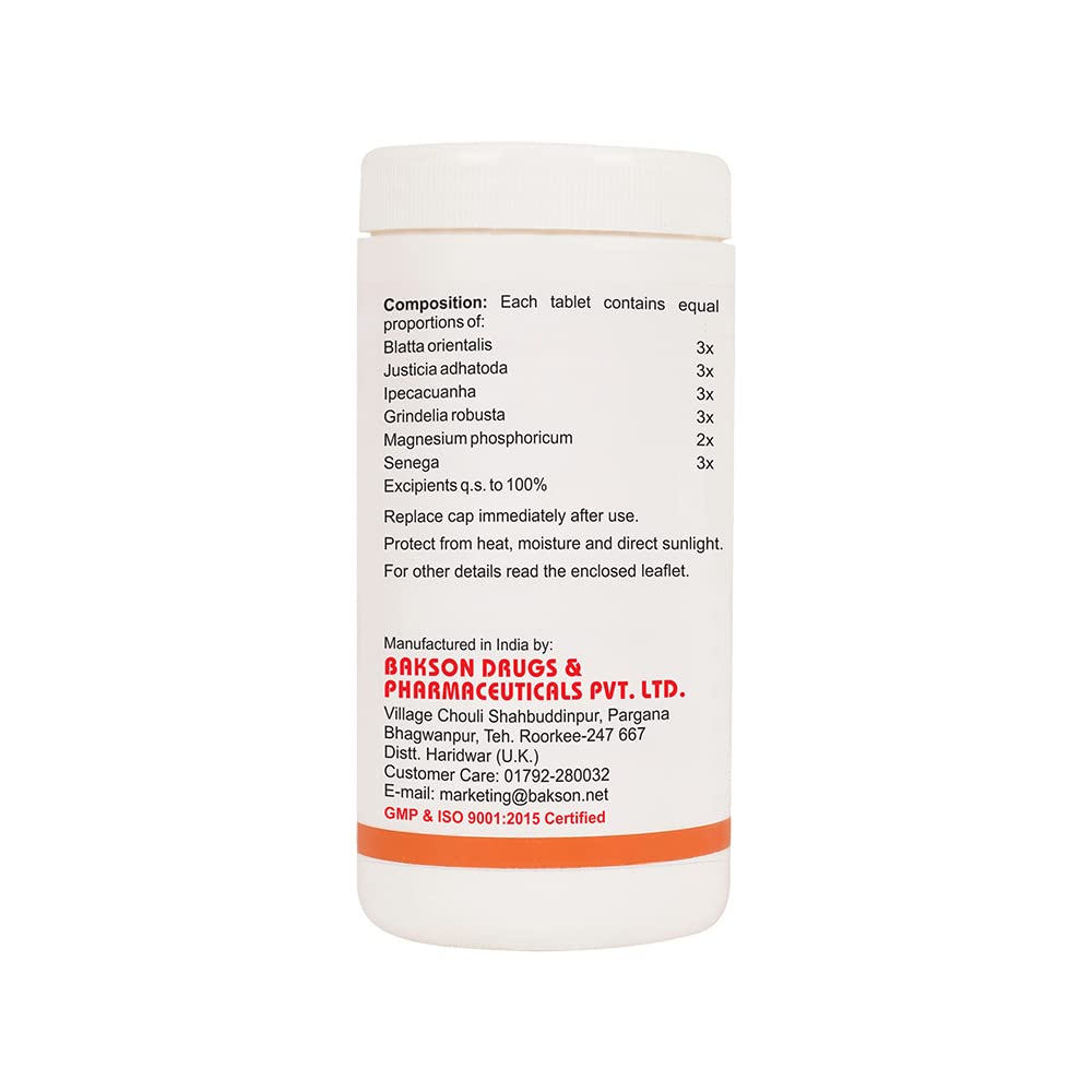 Bakson's Astha Aid Tablet - 75 Tablet - Pack of 2