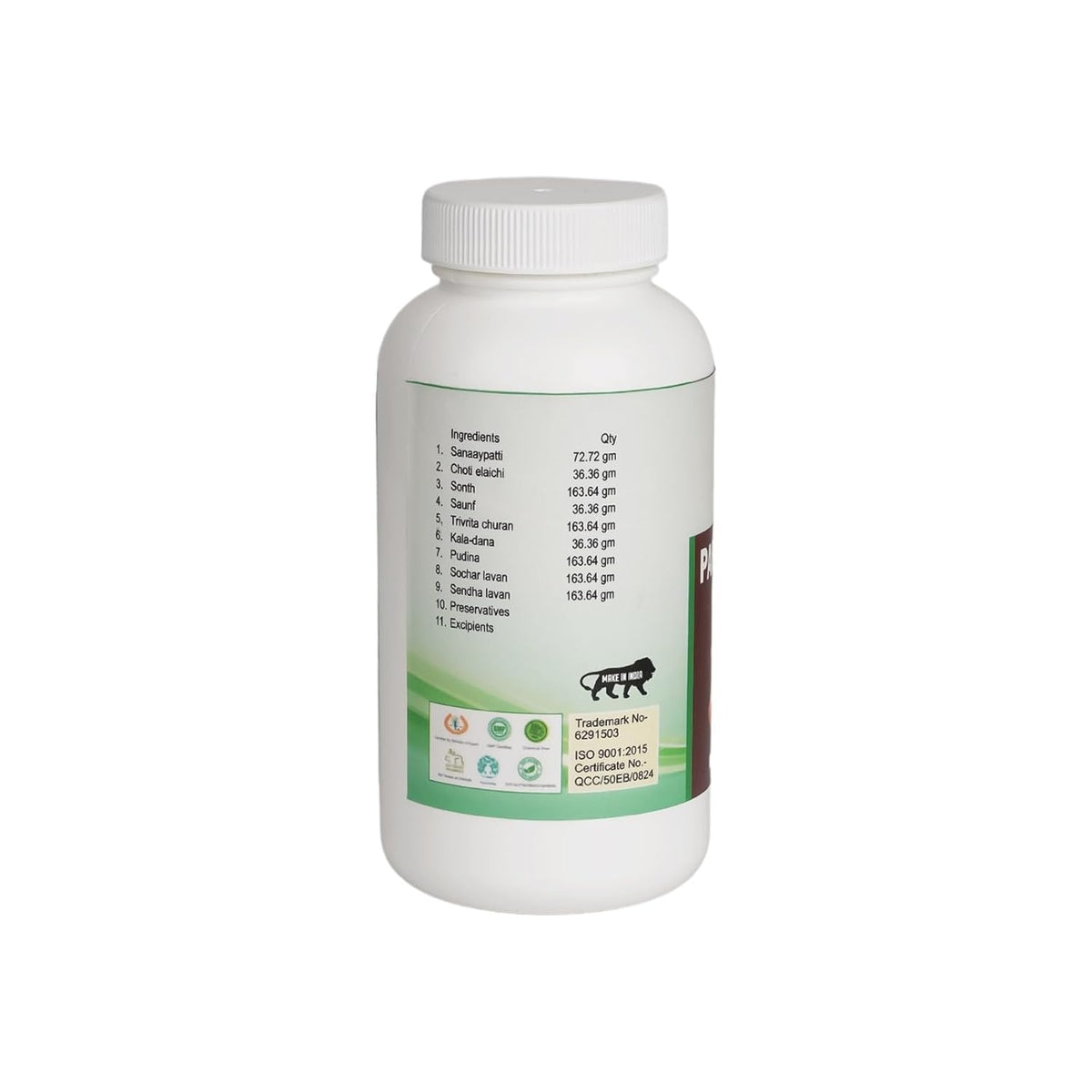 Paartha Panchasakar Churan – Ayurvedic Herbal Digestive Powder with Senna, Trivrit, Saunth, Saunf & Pudina for Digestive & Bowel Wellness – 100g