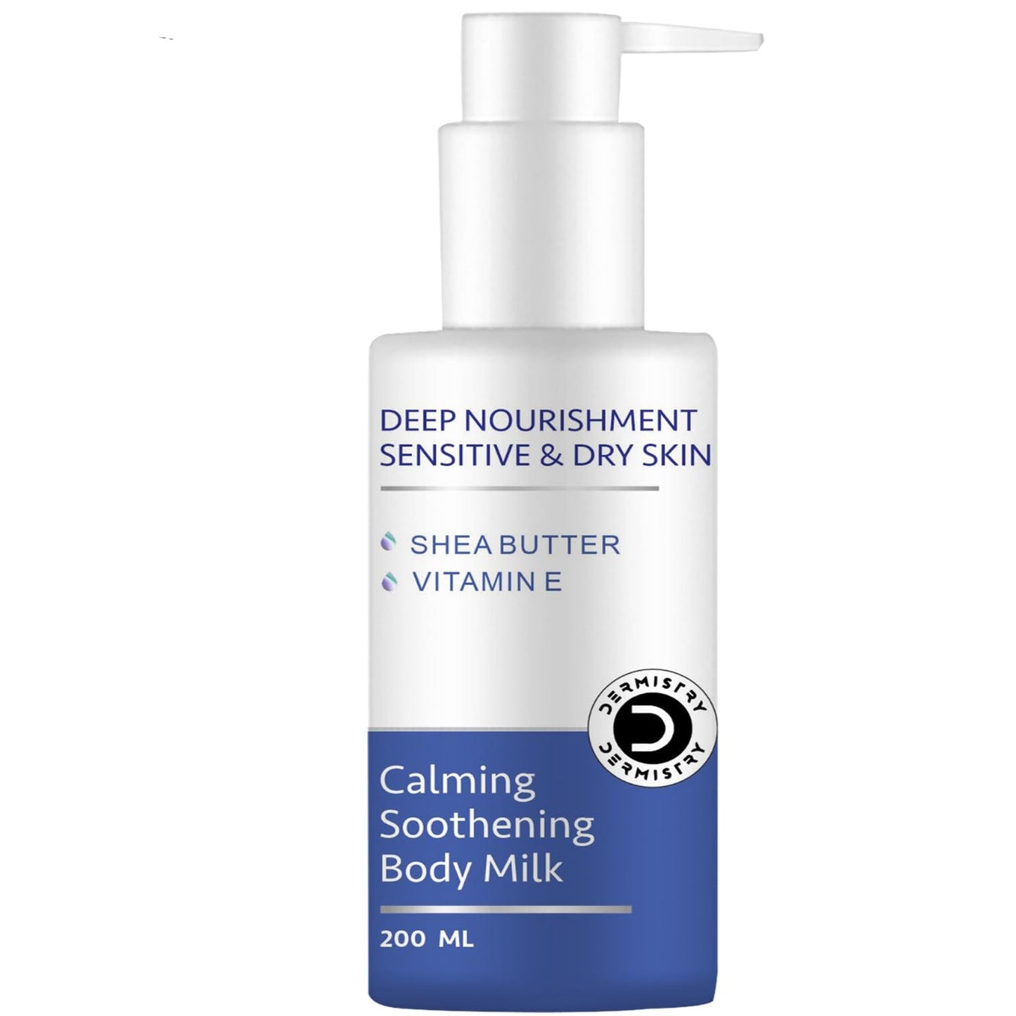 Dermistry Sensitive & Dry Skin Calming Soothening Body Milk Lotion
