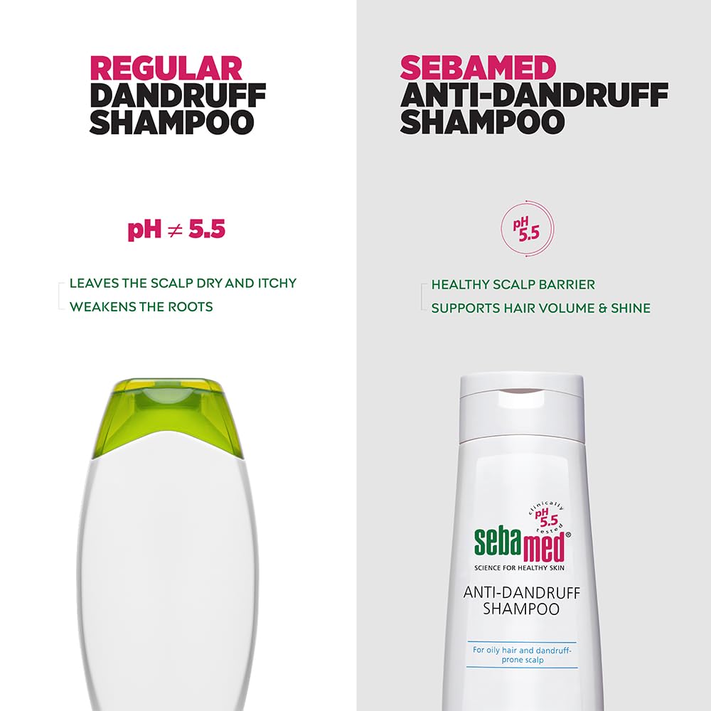 Sebamed Anti-Dandruff | Hair Care Shampoo | For Oily Hair & Dandruff Prone Scalp - 200ml