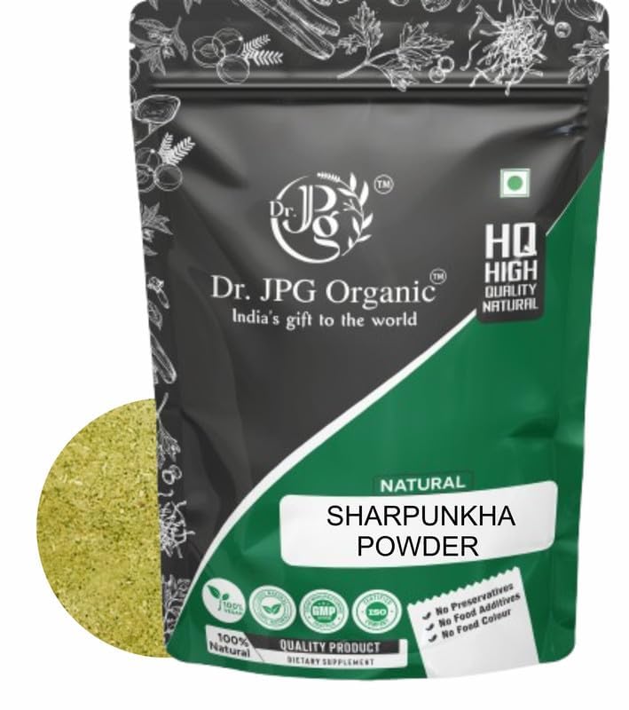DR. JPG Organic Natural Sharpunkha / Sarpokha Powder (200g) | Pure Tephrosia Purpurea / Chitrapunkha Powder