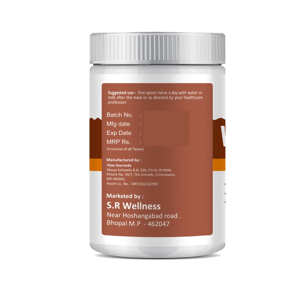VEDAVAY Nutrition Weight Gain Powder - Ashwagandha & Musli Vitality Blend (180g)