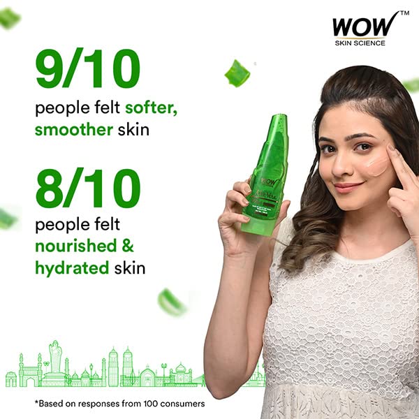 WOW Skin Science Aloe Vera Gel 99% Pure | Multipurpose Beauty Gel for Skin & Hair - 150ml