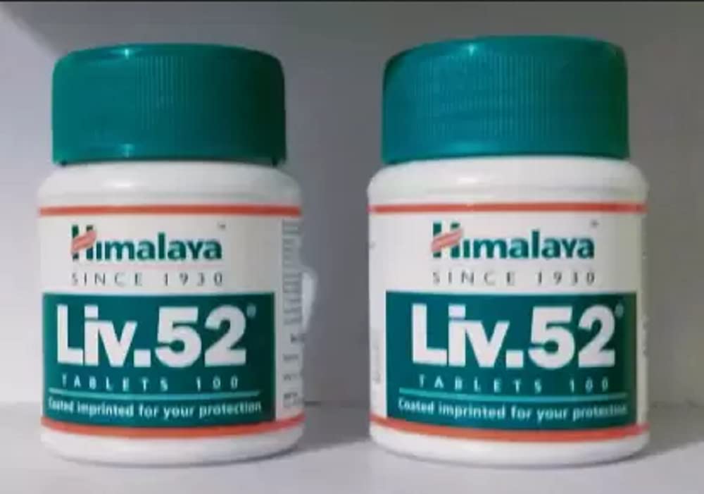 Himalaya Liv. 52 Tablet | For Liver Care - 100 Tablets (Pack of 2)