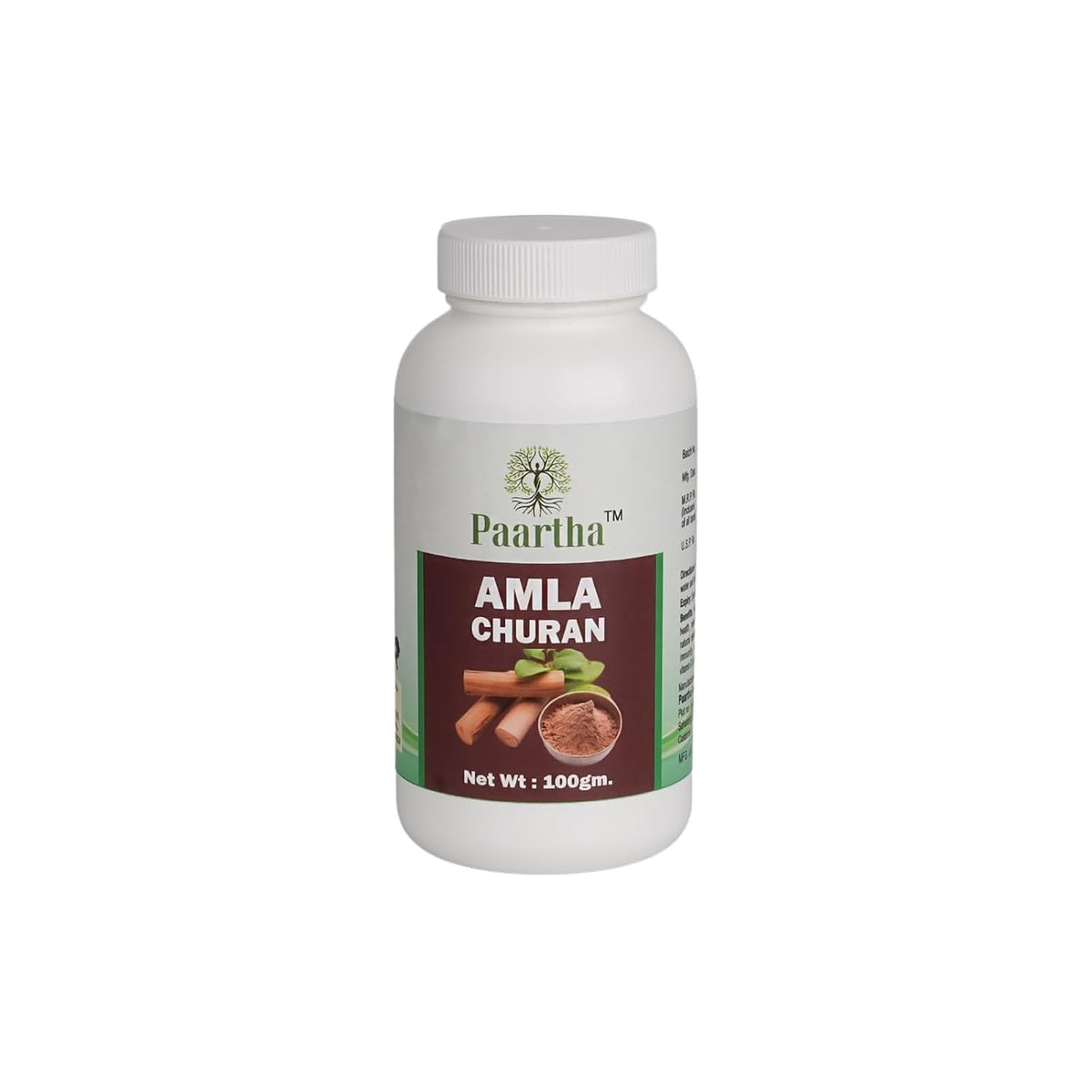 Paartha Amla Churan Powder – Ayurvedic Amla Herbal Supplement for Immunity, Skin, Hair & General Wellness Support – 100g