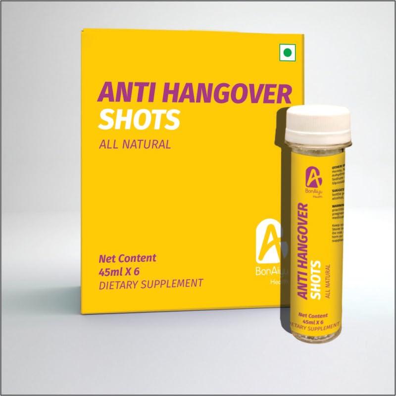 Bonaiyu Anti Hangover Shots (40ml Each) Spearmint Lemon