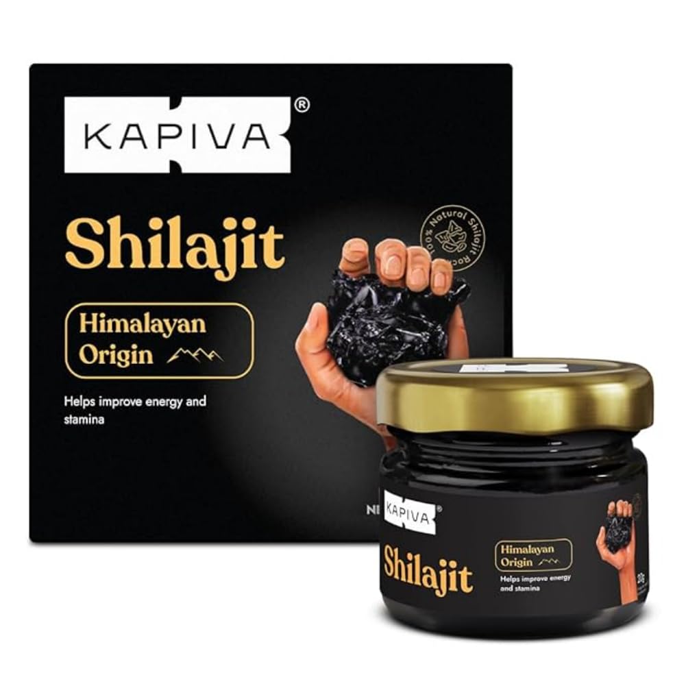 Kapiva Original Himalayan Shilajit Resin 20g - Pure Fulvic Acid Stamina Booster