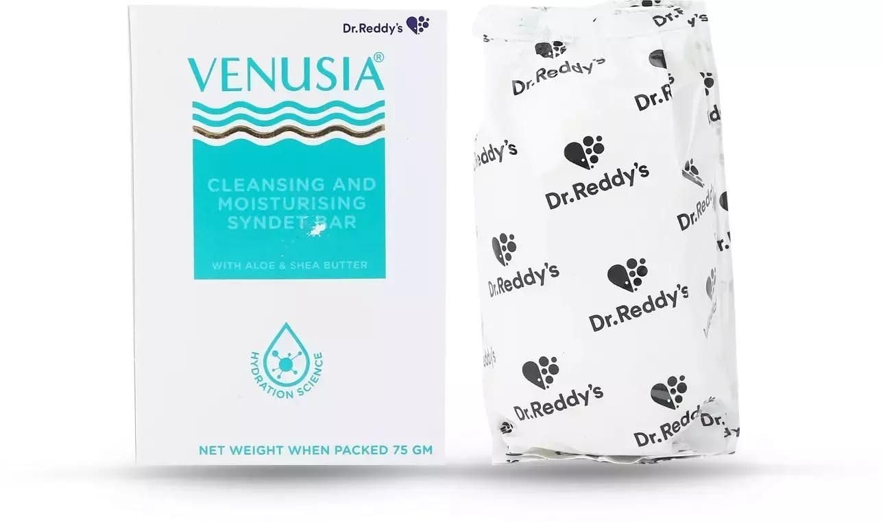 Venusia Cleansing & Moisturising Bathing Bar with Shea & Aloe Butter | Promotes Hydrated & Supple Skin