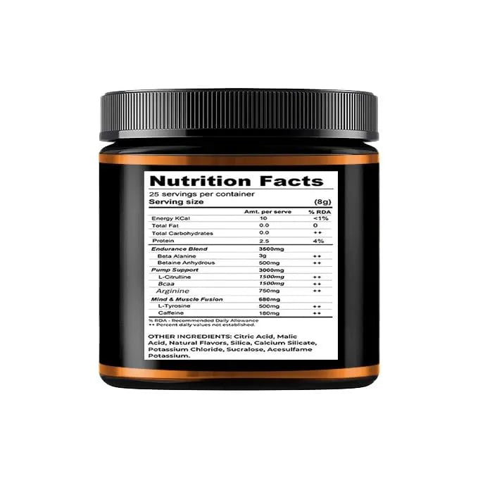 Muscle Asylum F9 Pre-Workout Orange