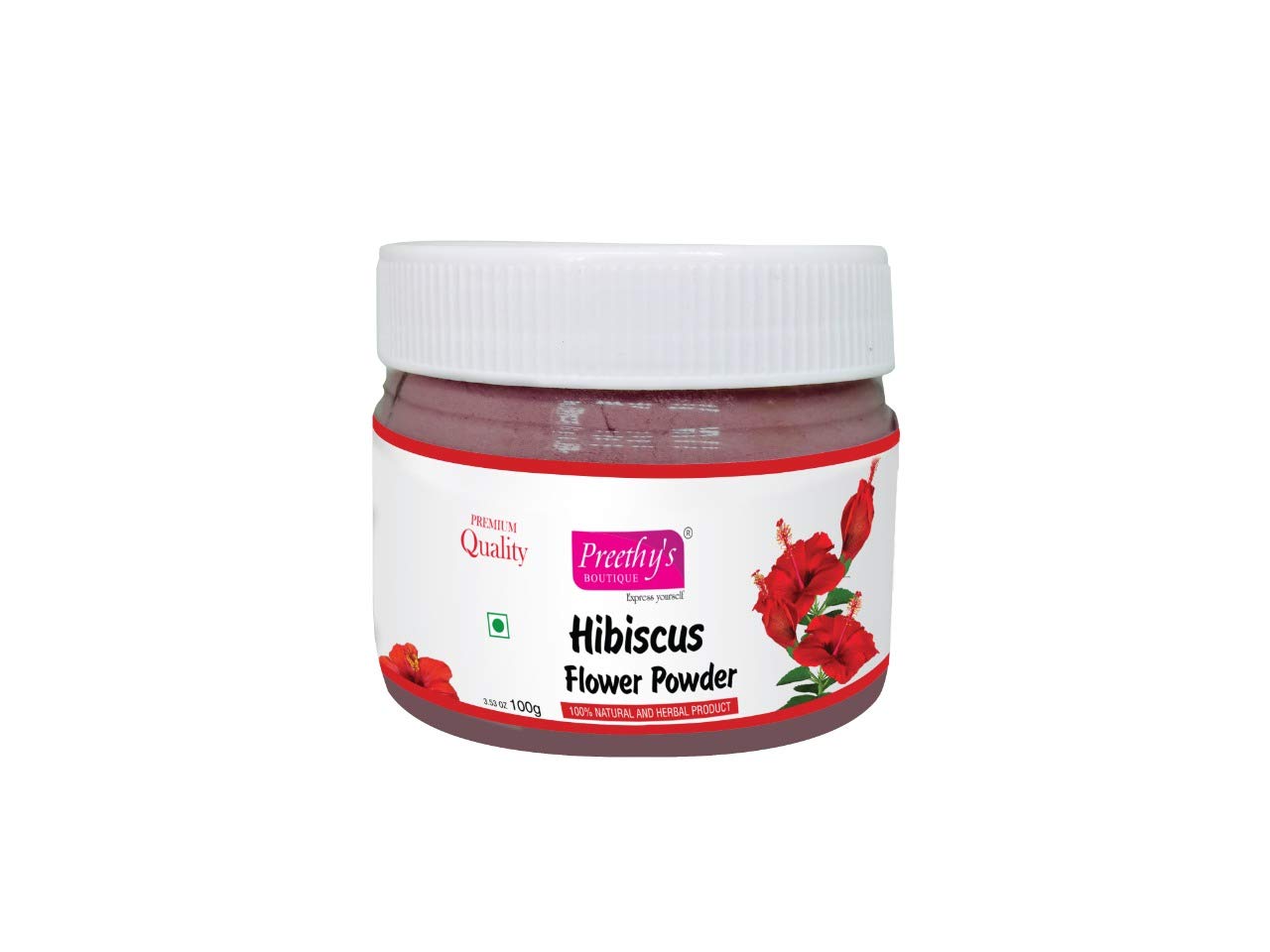 Preethy's Boutique Hibiscus Flower Powder - 100gm
