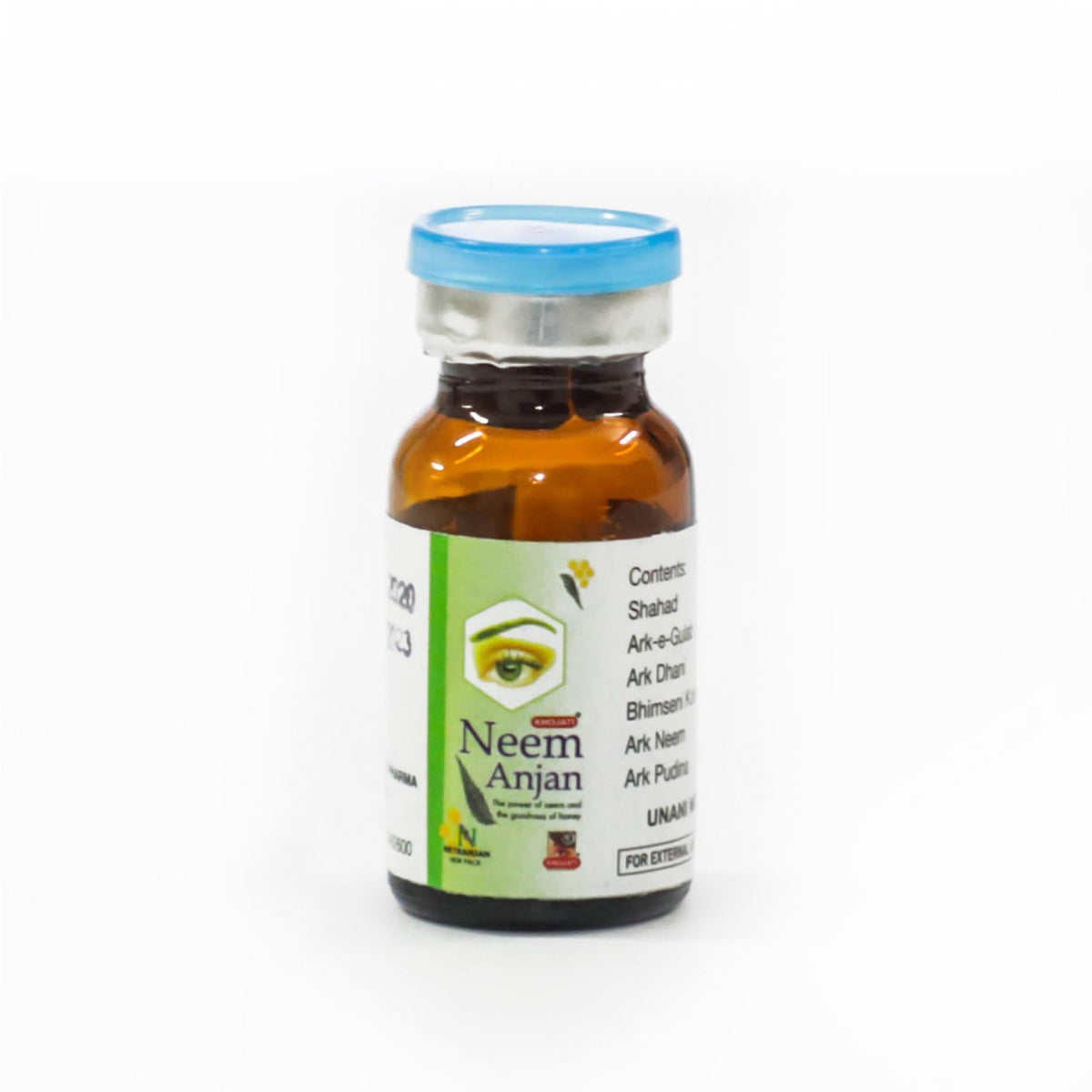 Khojati Neem Anjan Ayurvedic Eye Drops | Purifying, Cooling & Anti-Infective Eye Care | Pack of 4 (7 ml each)