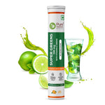 Pure Nutrition Super Greens 500mg Effervescent Tablet Lime - 20 Tablets
