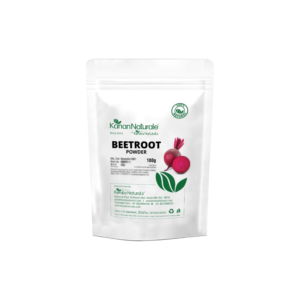 Kerala Naturals Beetroot Powder - 100gms