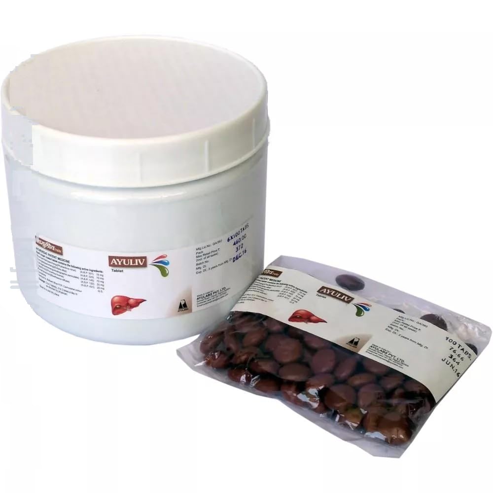 Ayulabs Ayuliv Tablet | Hepatoprotective & Liver Care Formula | Bulk Pack of 500 Tablets