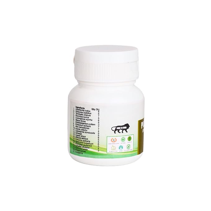 Paartha Pilo Fight Tablets – Ayurvedic Herbal Supplement for Digestive & Bowel Wellness Support – 60 Tablets