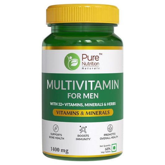 Pure Nutrition Multivitamin for Men Tablet | For Healthy Bones & Immunity | Tablet