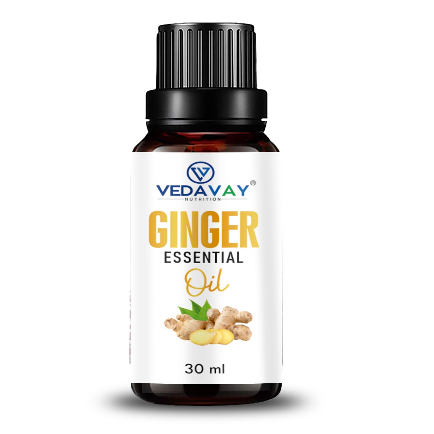 Vedavay Pure Ginger Oil - Therapeutic Grade Natural Massage & Body Care Extract, 30ml