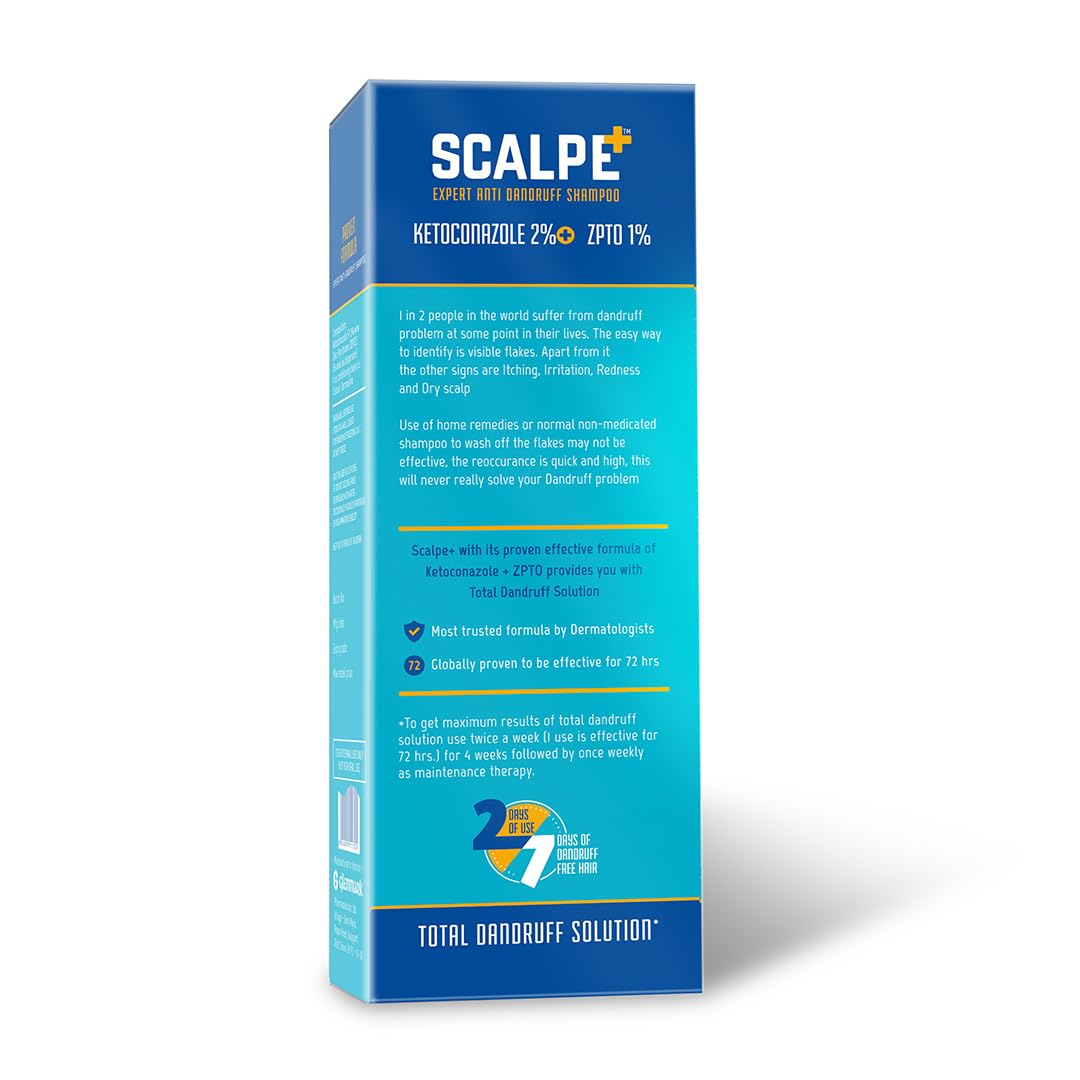 Scalpe+ Expert Anti Dandruff | Hair Care Shampoo - 75gm