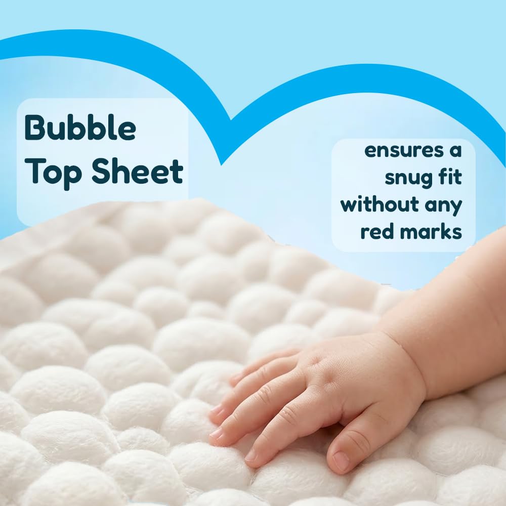 Baby Diaper Pants L Size | Deep Sleep Soft Gentle Fit | Ultra Absorbent & Skin Friendly | Wetness Indicator (Yellow to Blue) | Leak Protection Baby Pants | Pack of 1 | Ideal for 9–14 kg Babies