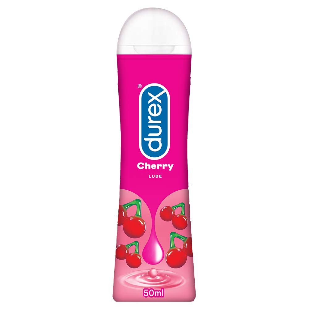 Durex Play Lubricant Gel, Cheeky Cherry - 50 ml & Durex Play Massage 2in1 Sensual - 200 ml