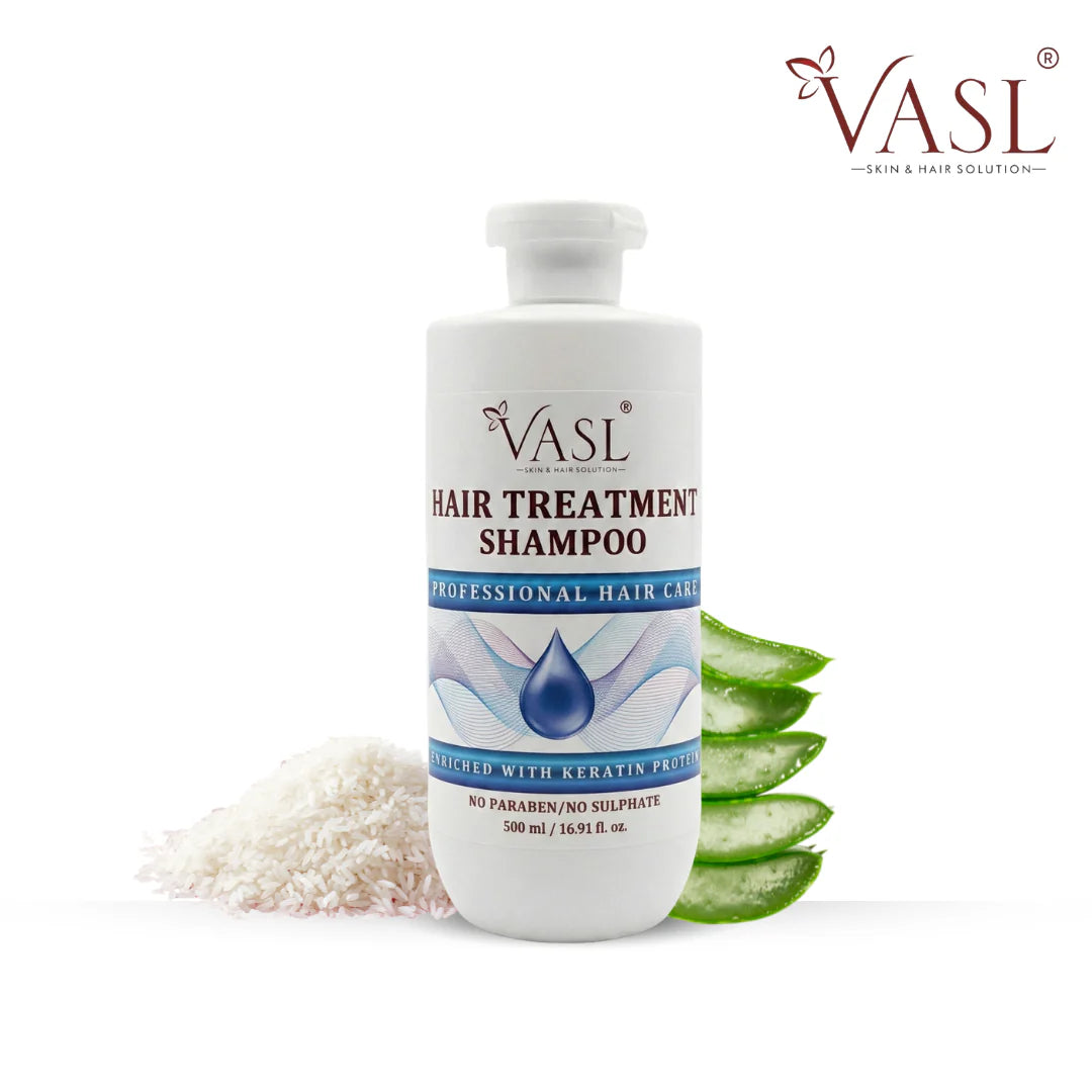 VASL Hair Treatment Shampoo 500ml - Sulfate Free Keratin Shampoo for Silky Hair